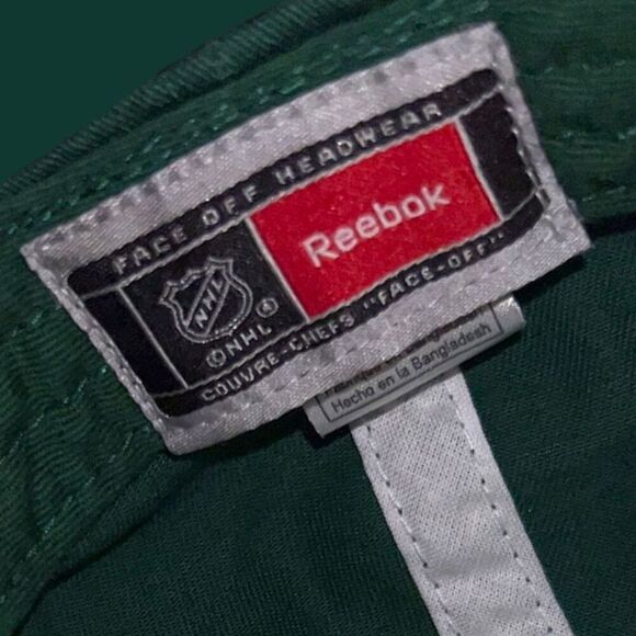 Reebok Face Off Mn Wild Hockey Snapback Hat - Picture 3 of 5